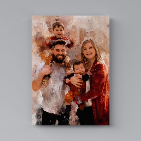 THE FAMILY CANVAS: THE PERFECT WATERCOLOUR GIFT