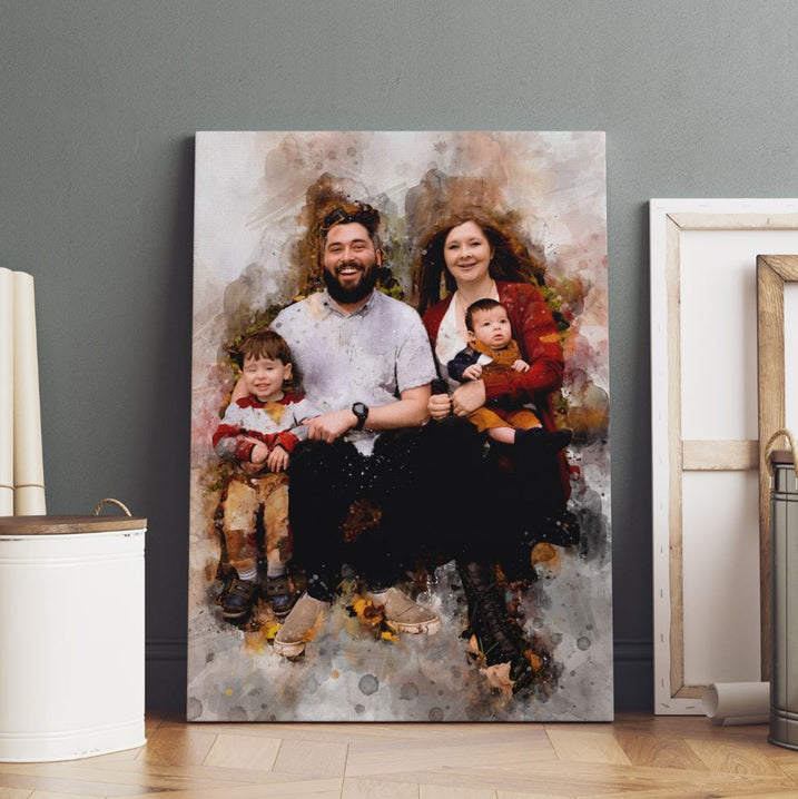 THE FAMILY CANVAS: THE PERFECT WATERCOLOUR GIFT