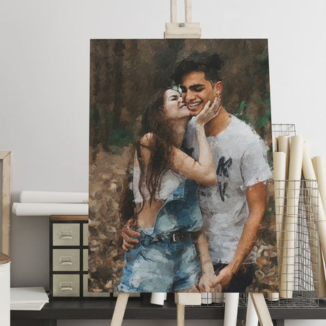 THE COUPLES OIL CANVAS: THE PERFECT WATERCOLOUR GIFT