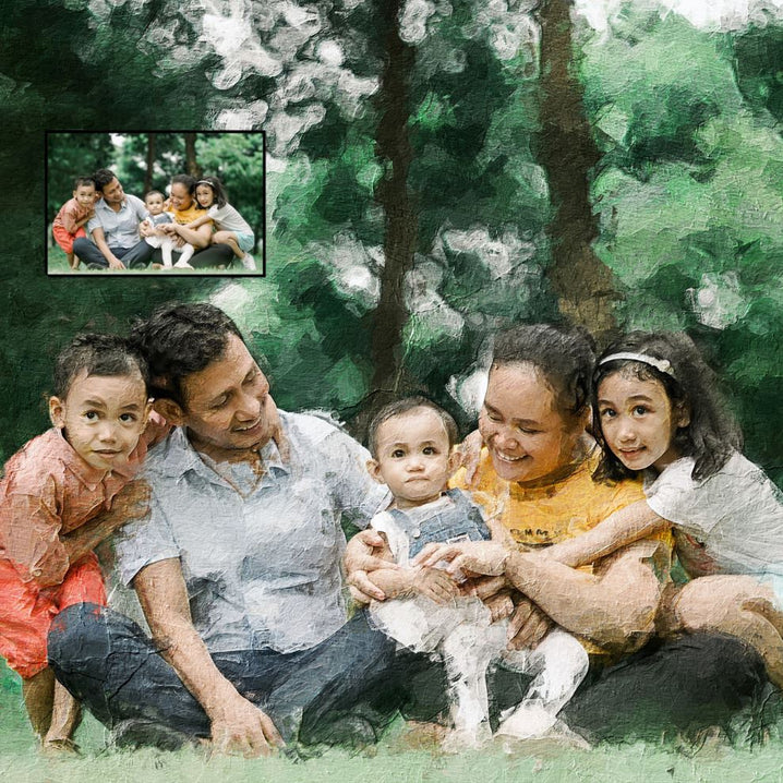 THE FAMILY OIL CANVAS: THE PERFECT HOUSEWARMING GIFT